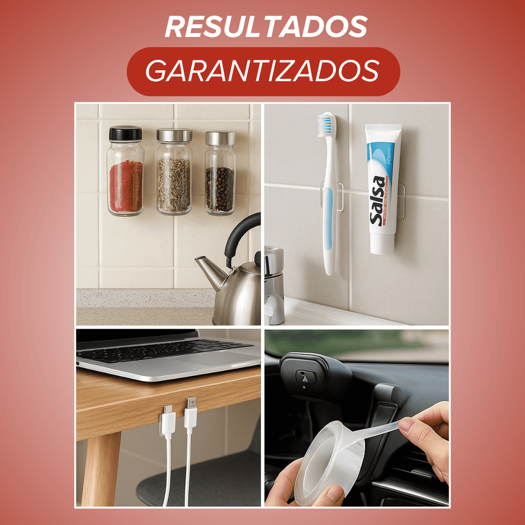 1+1 GRATIS | Cinta Doble Faz Transparente Ultra Resistente