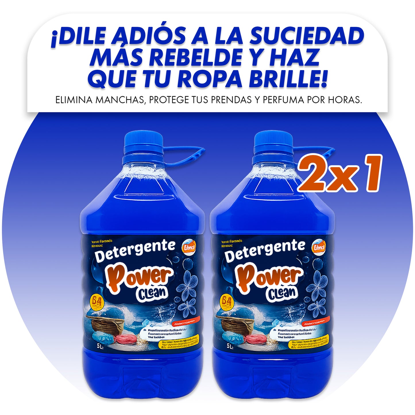 2x1 | Elimina la suciedad y mal olor con Surfactantes y Enzimas Limpiadoras
