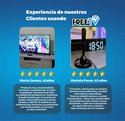 Antena HD de TV digital - FreeTV®