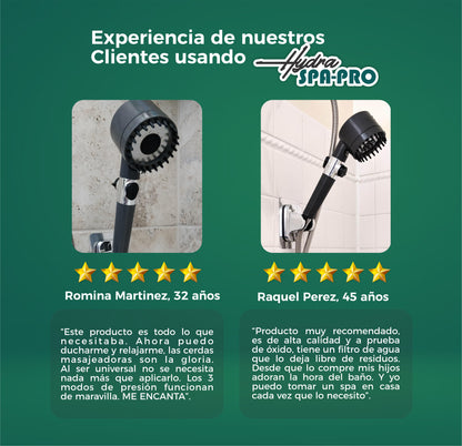 Cabezal de Ducha 4 en 1 - HydraSpa® PRO