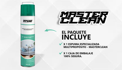 Espuma Especializada De Limpieza Multipropósito - MasterClean©
