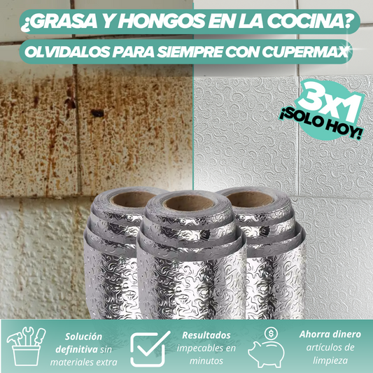 Tapiz Aluminio AntiGrasa y Moho - CuperMax©