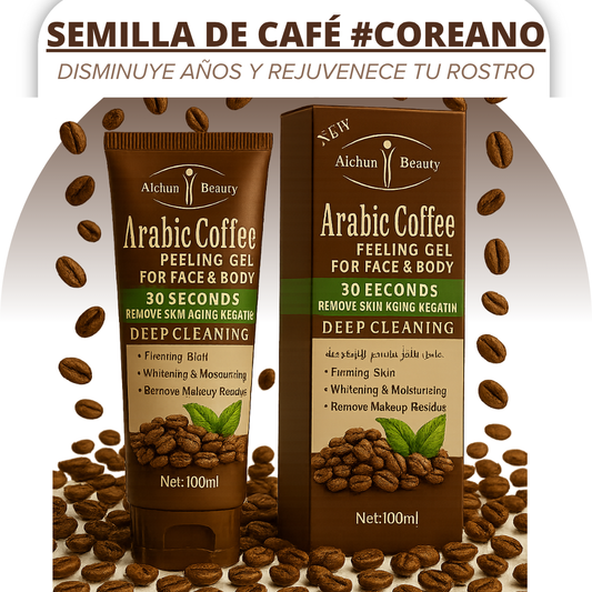 ARABICALIFT® | EXFOLIANTE CON SEMILLA DE CAFÉ COREANO ANTIARRUGAS