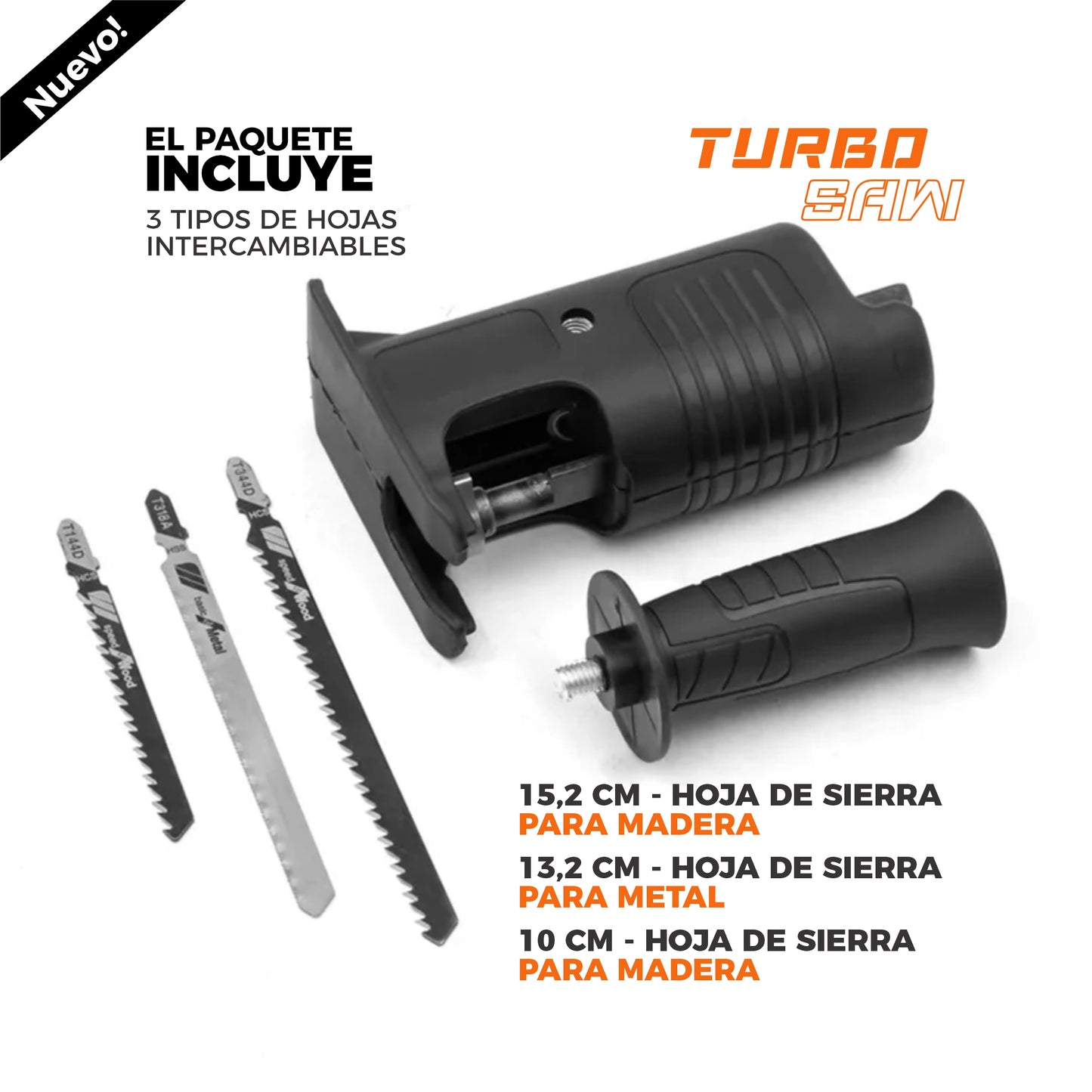 Adaptador De Sierra Portátil Para Taladro - TurboSaw©