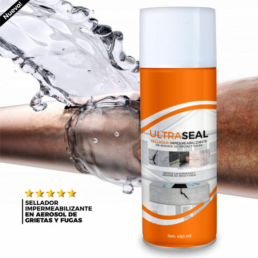 Sellador Impermeabilizante En Aerosol De Grietas y Fugas - UltraSeal©