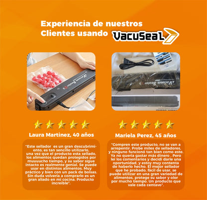 Sellador Profesional Al Vacío - VacuSeal©