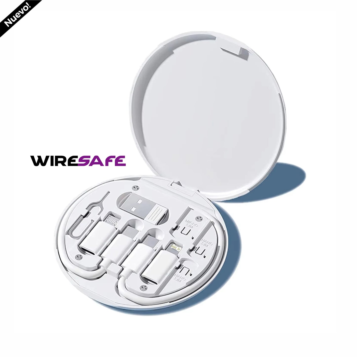 Estuche Almacenamiento De Cables Multifuncional 9 en 1 - WireSafe©