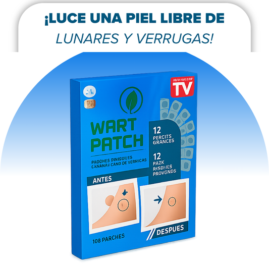 72x1 | Parches Eliminadores De Verrugas - WartPatch©
